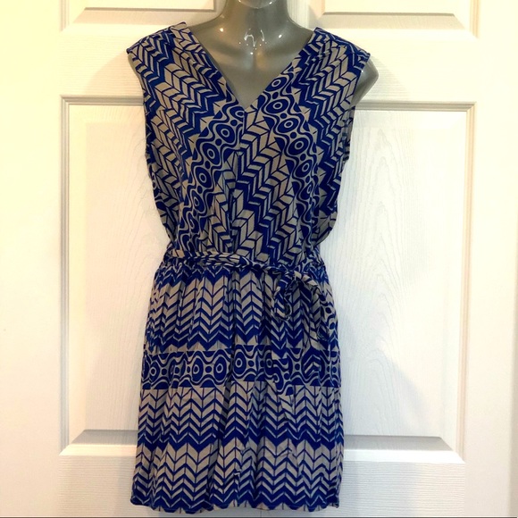 Blue and Gray Summer Dress Forever 21 size medium. - Picture 1 of 6